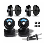 Watson Dumbbell Set, Home Gym Equipment, (3x8) 24kg Weights Set Combo, Home Gym Equipment, Dumbbells Set, 14" inch Iron Rod, gym equipment set for