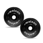 WATSON Dumbbell Plates, 5Kg(2.5Kgx2) 28mm Bumper Weight Plates With 2 Inch Metal Insert, Strength Training Barbell Weights for Home Gym Workouts