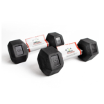 Watson Hex Dumbbell, Rubber Coated Caste Iron, Hex Dumbbell, Anti Slip Grip, 10kg (5kgx2) Dumbbell For, Home Gym, Professional Strength Training, Weight Lifting, Workout Heavy Duty, Hex dumbbell set