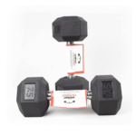 Watson Dumbbell Set, Hex Dumbbells Rubber Coated Caste Iron Hex Dumbbell, Anti Slip Grip, Hexagonal Shape For Home Gym Professional Strength Training, Weight Lifting & Workout Set For Men & Women (7.5 Kilograms)