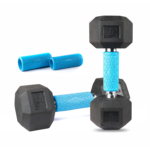 Watson Dumbbells Set, For Home Gym, Hex Dumbbell 5kg Pair, Rubber Coated Suitable For Fitness Home Exercises, Ideal For Gym Workout, Steel Iron Rubber Dumbbells (Total 10Kg