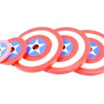 Watson Weight Plates, Captain America Plates , Rubber Coated Plates,Rubber Coated on Cast Iron, Gym Plates, Weight Lifting Plates (10Kg Set(2.5Kgx4))