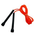 WATSON Jumping Skipping Rope with Comfortable PVC, Pencil Shape Handle for Weight REDUCING/Warm-UP/Gym/Sports & Gym Fitness.(RED)